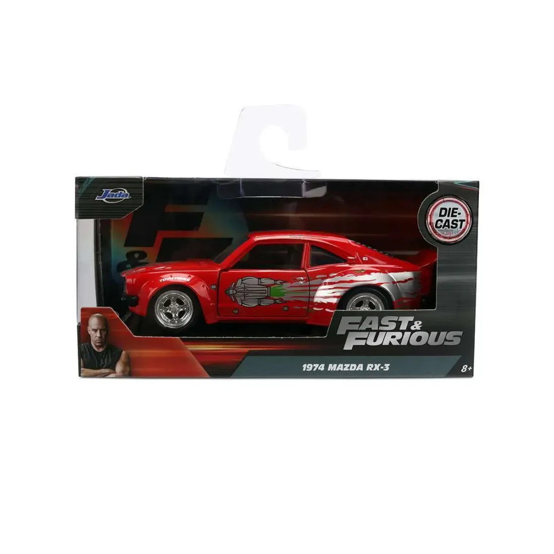 Модель Машинки Форсаж 1:32 FF 1974 Mazda RX3 Glossy Red 35630