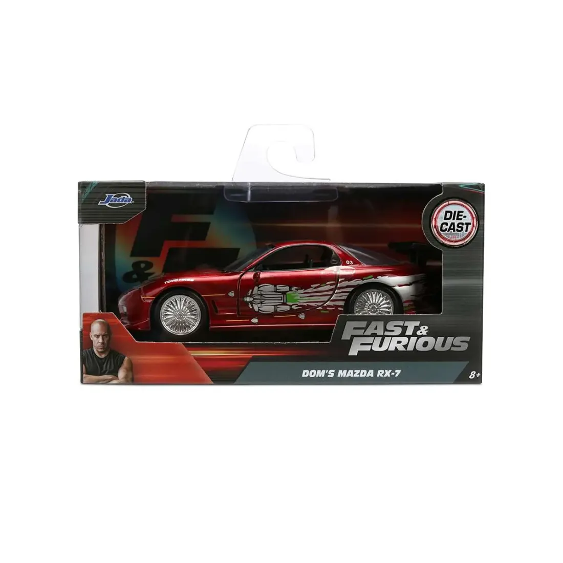 Модель Машинки Форсаж 1:32 FF 1993 Mazda RX7 Candy Red 35400