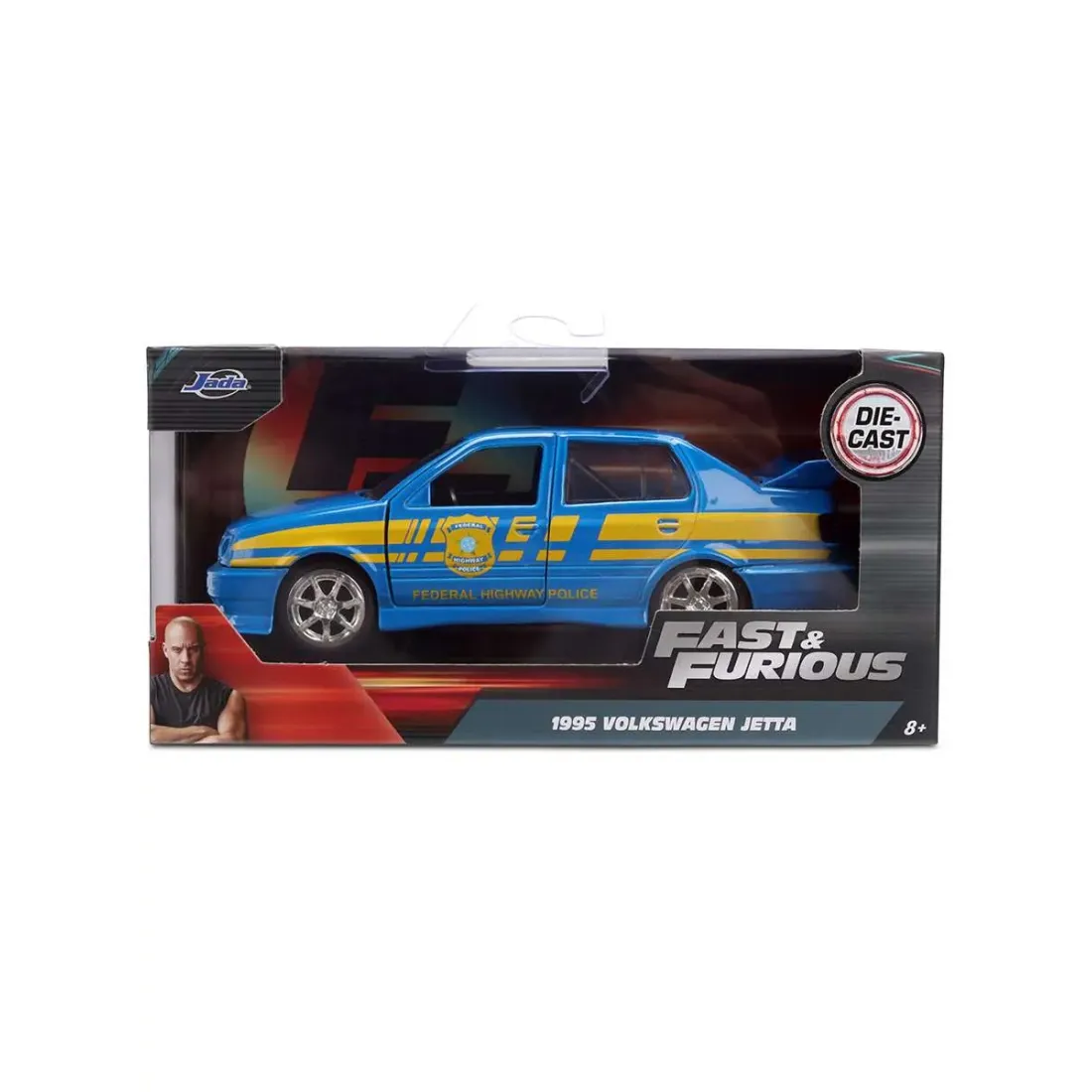 Модель Машинки Форсаж 1:32 FF 1995 Volkswagen Jetta Navy Blue 36363