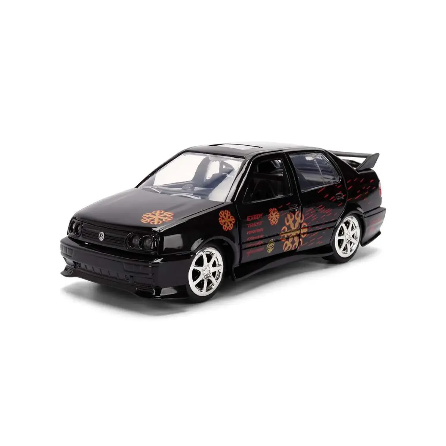 Модель Машинки Форсаж 1:32 FF 1995 VW Jetta Glossy Black 35628