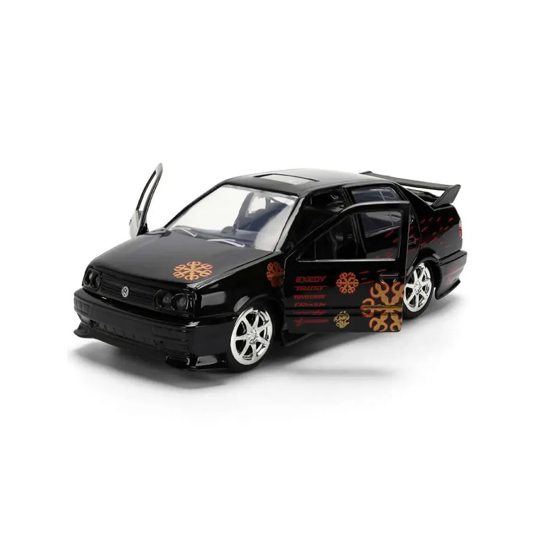 Модель Машинки Форсаж 1:32 FF 1995 VW Jetta Glossy Black 35628