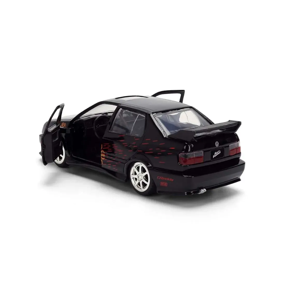 Модель Машинки Форсаж 1:32 FF 1995 VW Jetta Glossy Black 35628