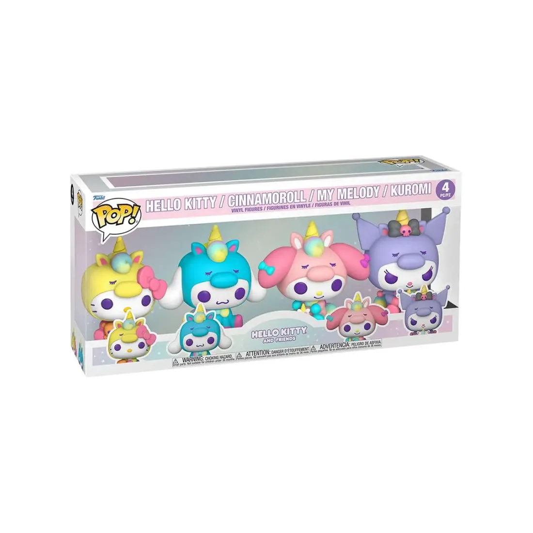 Набор Funko POP! Hello Kitty And Friends Hello Kitty/Cinnamoroll/My Melody/Kuromi 4шт 95643