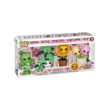 Набор Funko POP! Plants Flora Barrel Cactus/Monstera/Sunflower/Tulip (BF) 4шт 95644