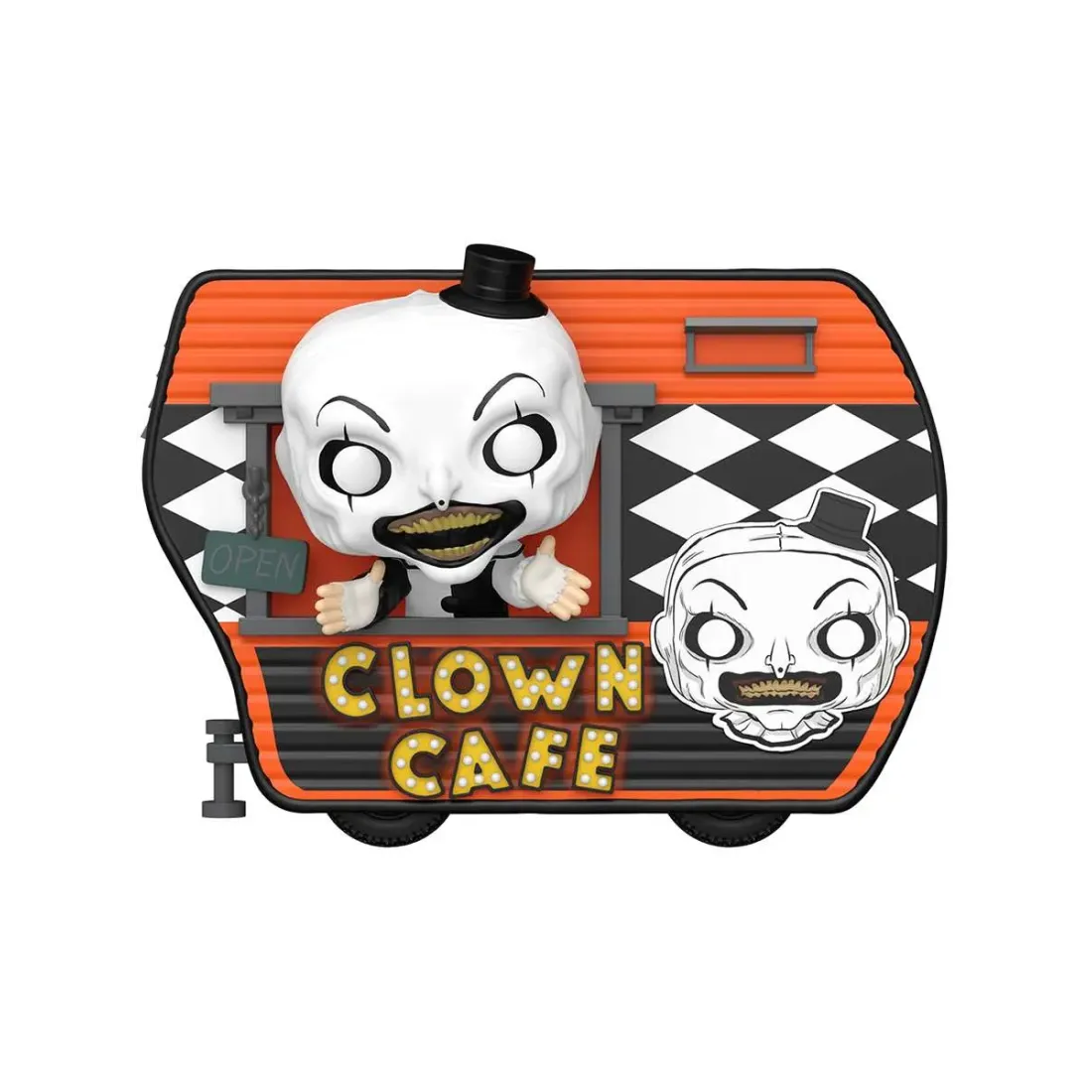 Фигурка Funko POP! Rides Terrifier 2 Art With Clown Cafe (149) 93401