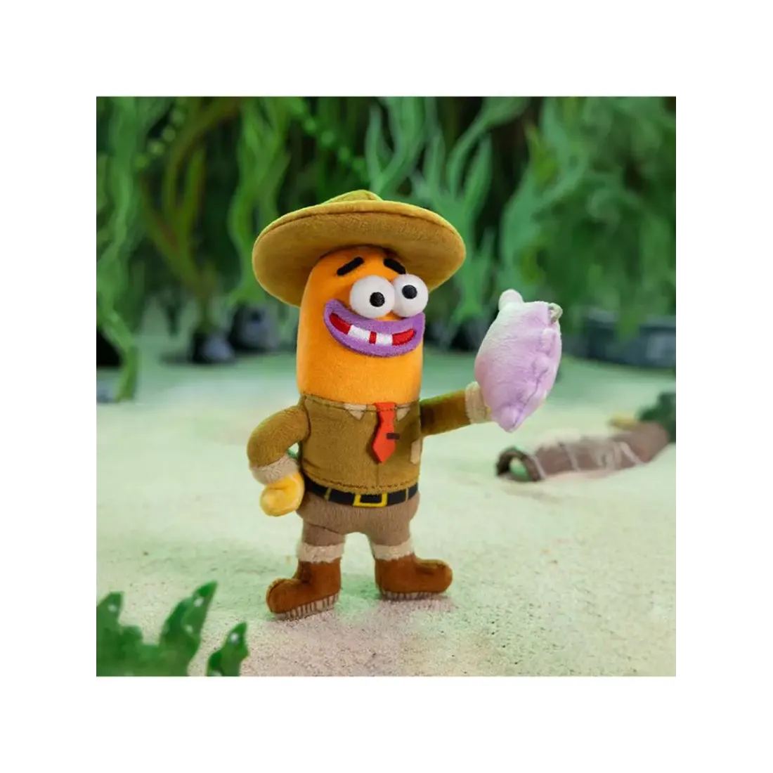 Фигурка Pop Mart Плюш Спанч Боб Бикини Боттом  Quirky Blind Box 1 шт 14 см 6941313054233