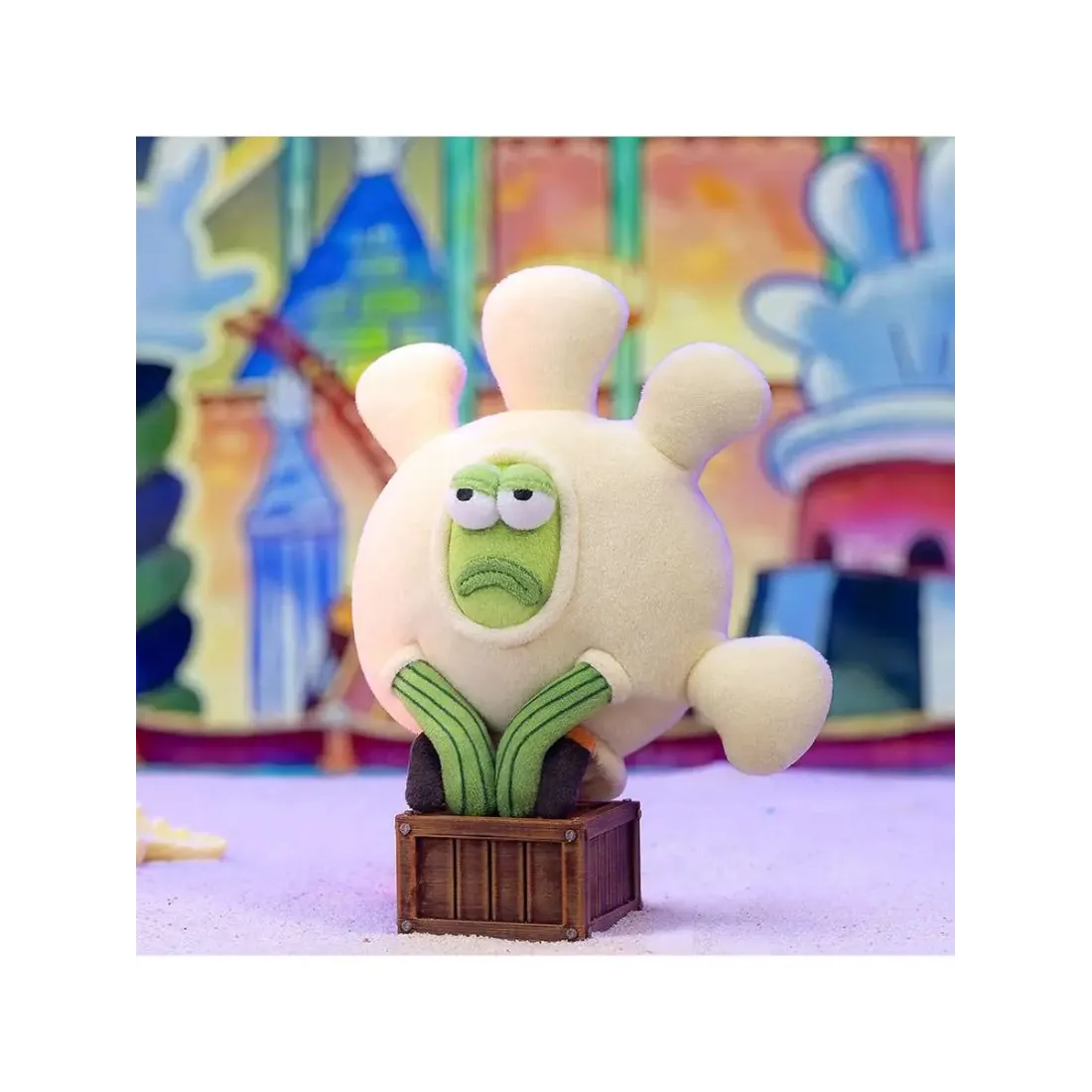 Фигурка Pop Mart Плюш Спанч Боб Бикини Боттом  Quirky Blind Box 1 шт 14 см 6941313054233