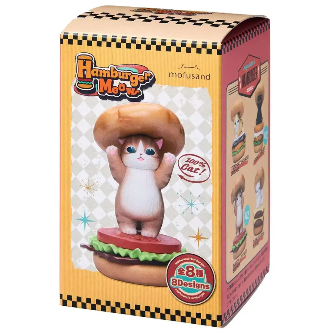 Фигурка Аниме Mofusand "Delicious Burger" Blind Box 11 см 1 шт 4571609378662