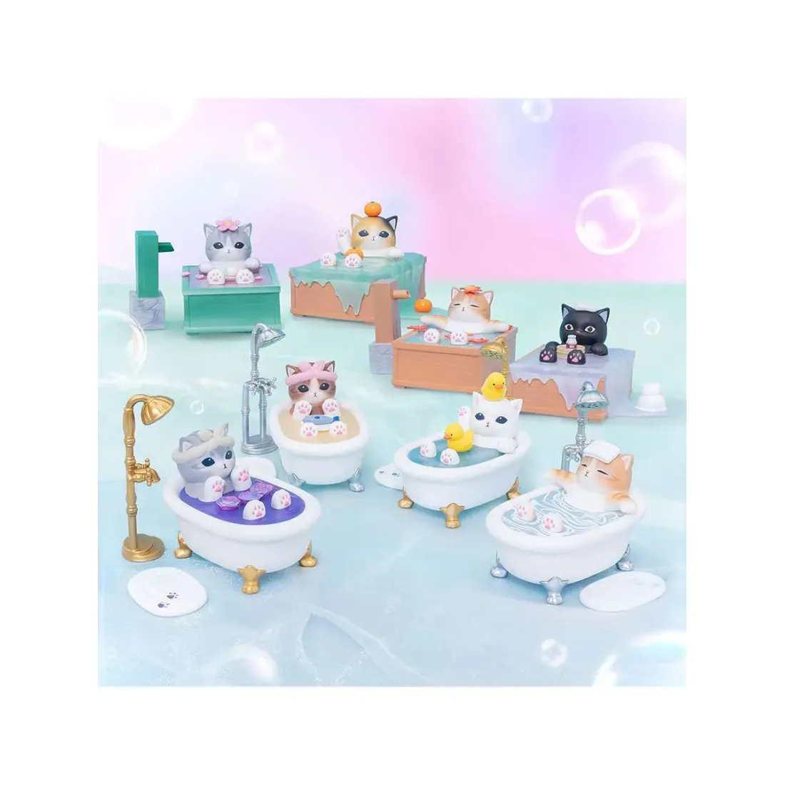 Фигурка Аниме Mofusand "Enjoying a Bath" Blind Box 7 см 1 шт 4571609388548