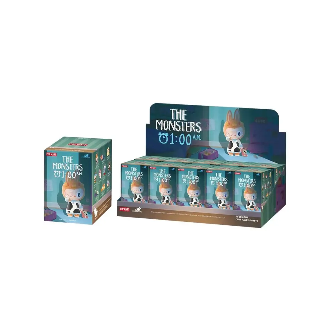 Фигурка Аниме Pop Mart Labubu  1:00 AM Series 1 шт 8 см 6941313045040