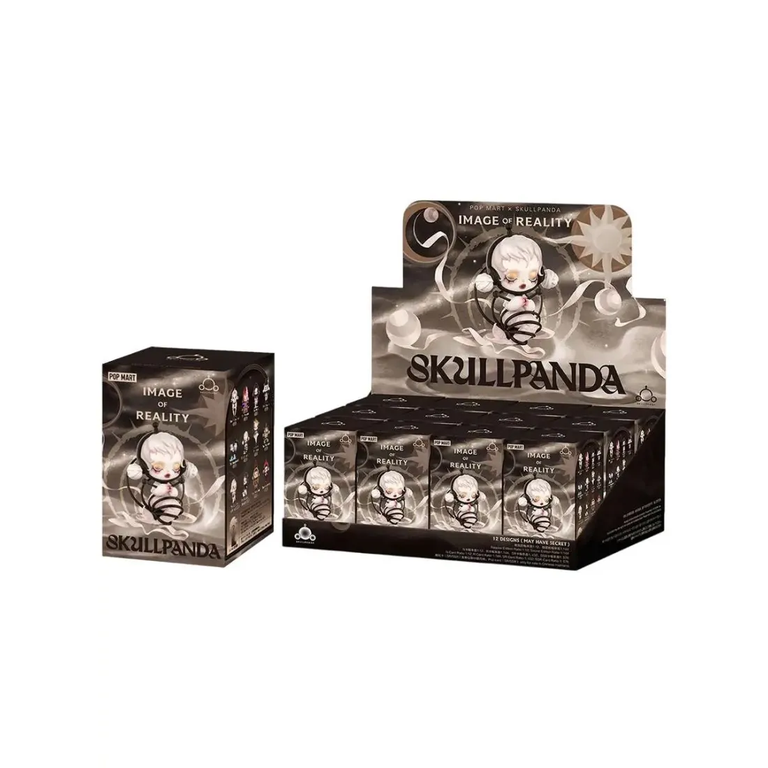 Фигурка Аниме Pop Mart Skullpanda  Caricature  Collection 1 шт 7 см 6941848264916