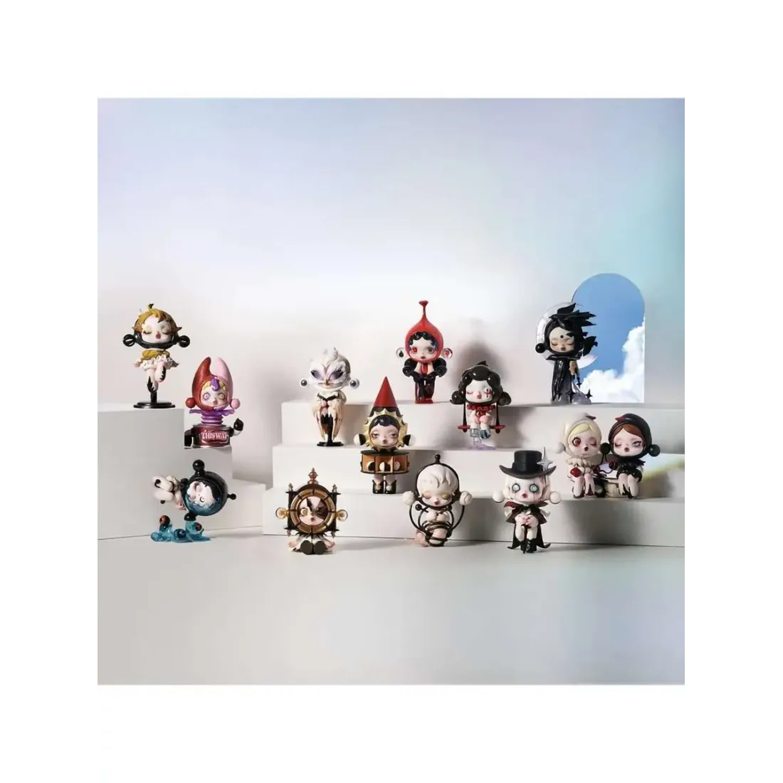 Фигурка Аниме Pop Mart Skullpanda  Caricature  Collection 1 шт 7 см 6941848264916