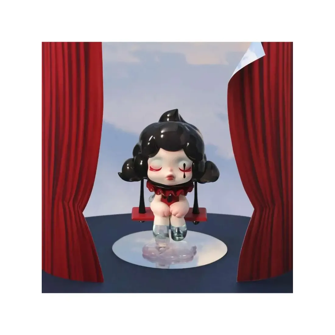 Фигурка Аниме Pop Mart Skullpanda  Caricature  Collection 1 шт 7 см 6941848264916