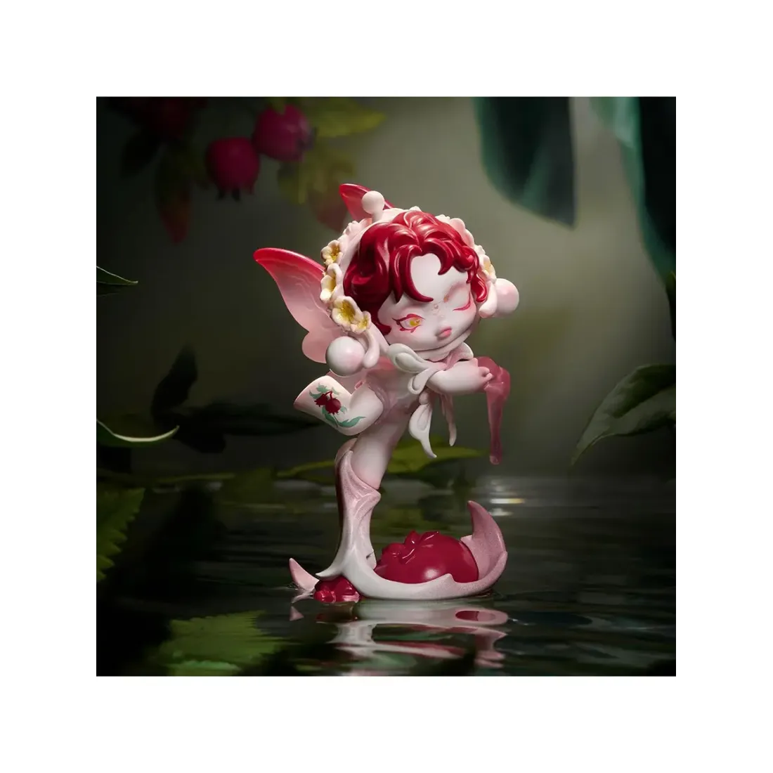 Фигурка Аниме Pop Mart Skullpanda  Four Acts of Flowers  1 шт 7 см 6939579879806
