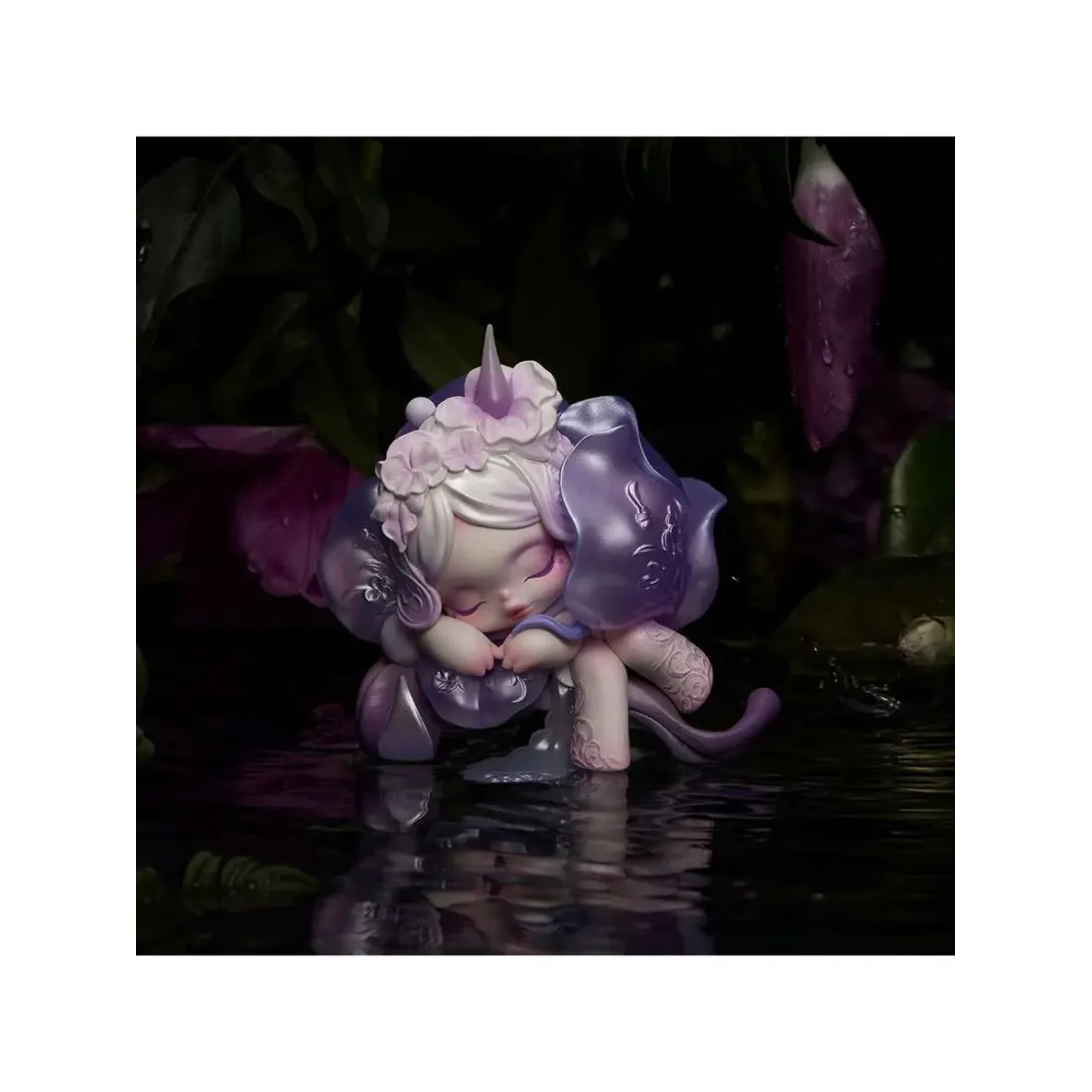 Фигурка Аниме Pop Mart Skullpanda  Four Acts of Flowers  1 шт 7 см 6939579879806