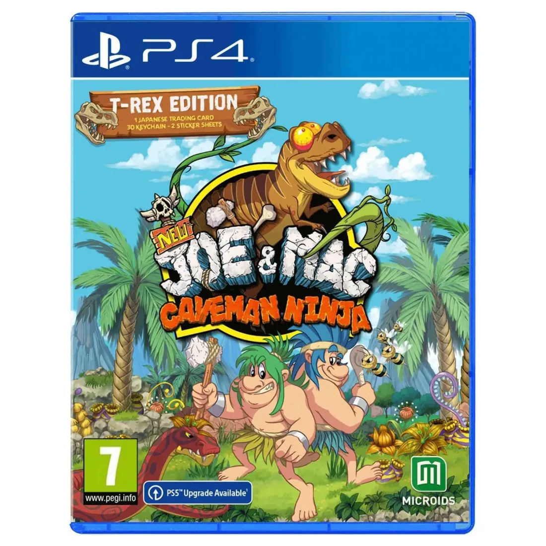 New Joe And Mac - Caveman Ninja / PS4 (Русские субтитры)