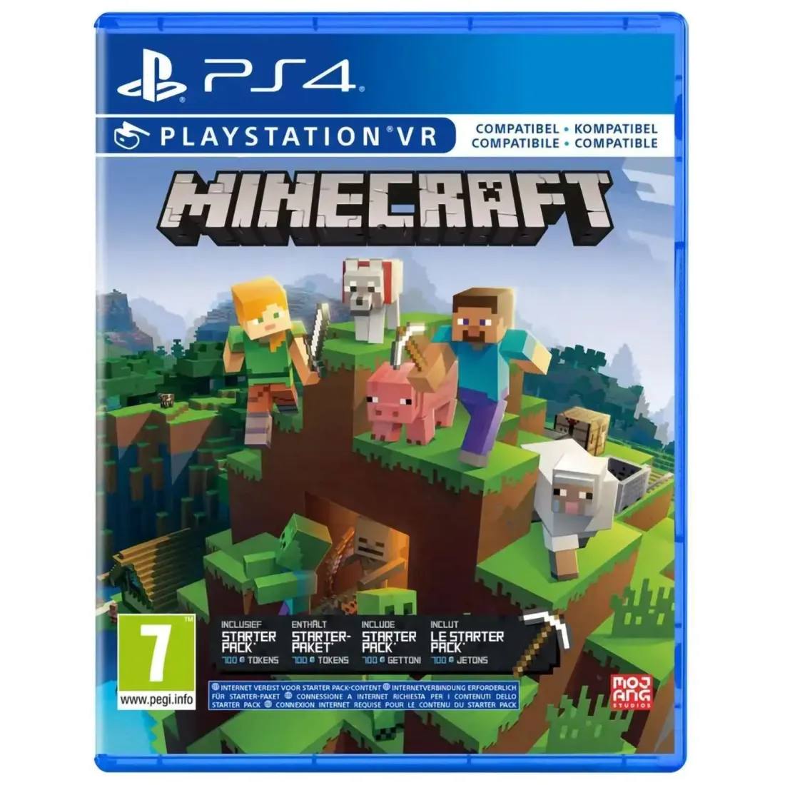 Minecraft (PS VR compatible)  /PS4 (Русские субтитры)