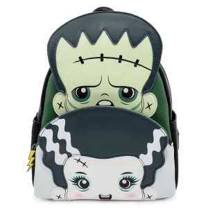 Рюкзак Loungefly Universal Monsters Frankie And Bride Cosplay Mini Backpack UMBK0005