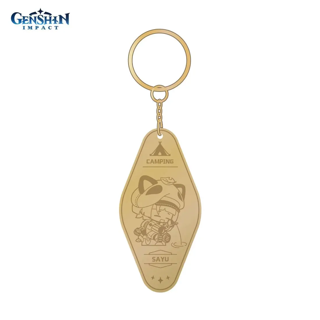 Брелок металлический Go Camping! Series Metallic Keychain Sayu 6975213688434