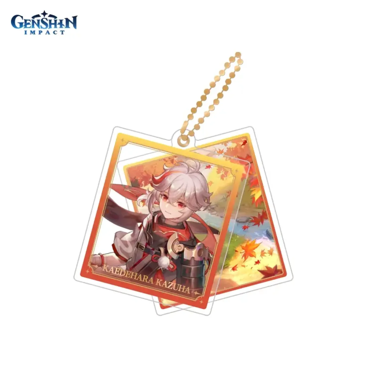 Брелок акриловый Genshin Impact Character Acrylic Strap Kaedehara Kazuha 6974696616262