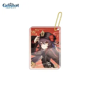 Брелок акриловый Characters Acrylic Block Strap Hutao 6974696611434