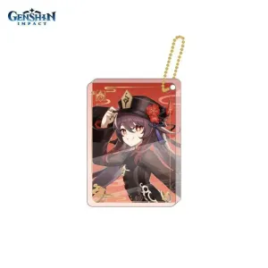 Брелок акриловый Characters Acrylic Block Strap Hutao 6974696611434