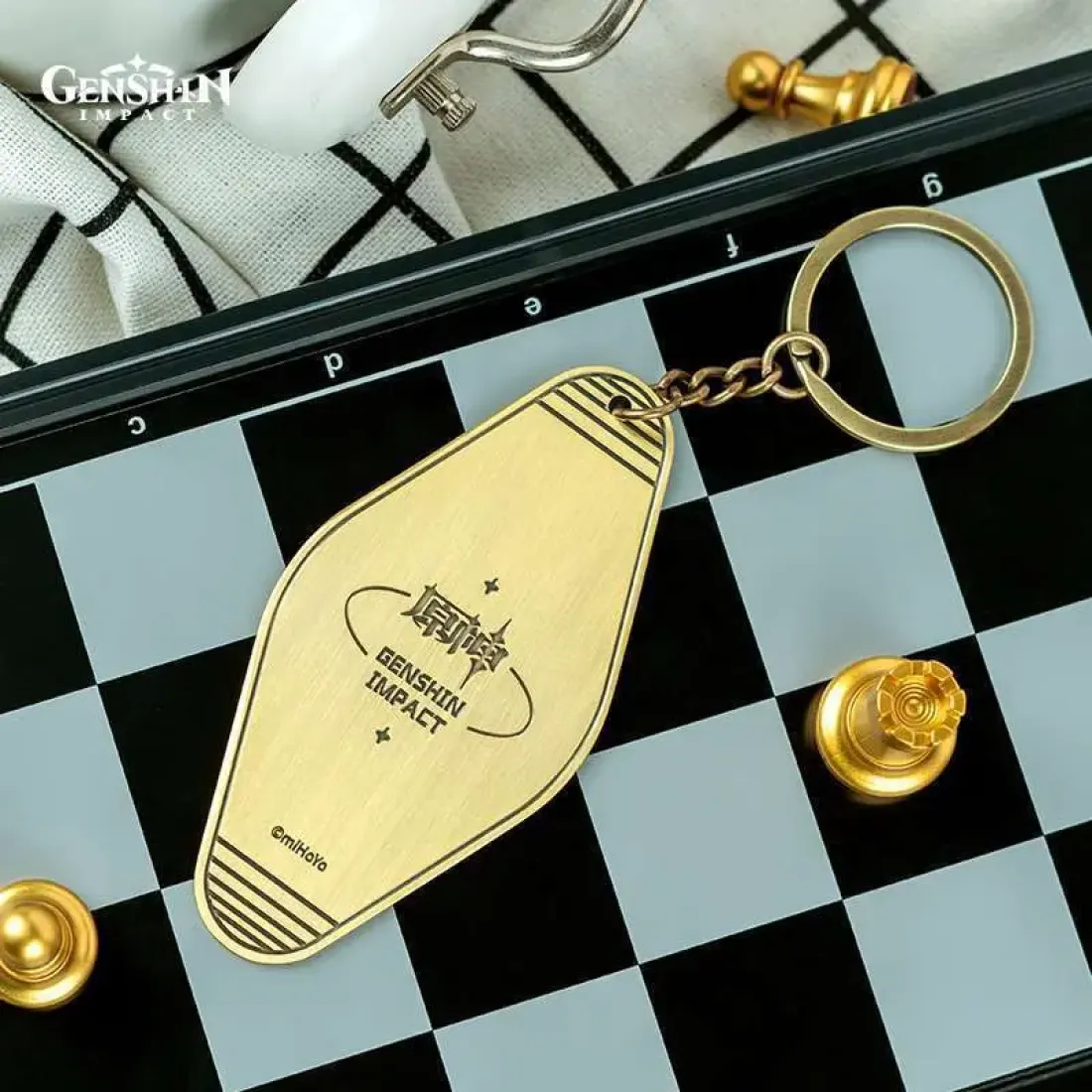 Брелок металлический Go Camping! Series Metallic Keychain Gorou 6975213688380