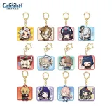 Брелок акриловый Chibi Expressions Character Acrylic Keychain Zhongli 6972957488160