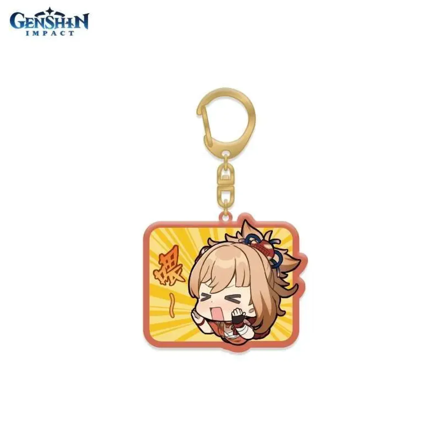 Брелок акриловый Chibi Expressions Character Acrylic Keychain Yoimiya 6974696611335