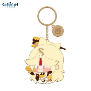 Брелок металлический Chibi Character Metal Keychain Ningguang 6972957486296