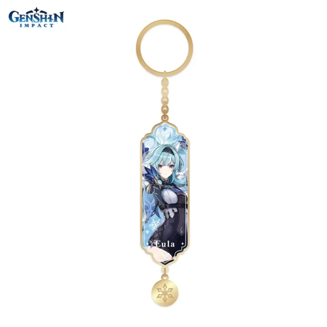 Брелок металлический Character Banner Art Metal & Resin Keychain Born of Ocean Swell Eula 746966170