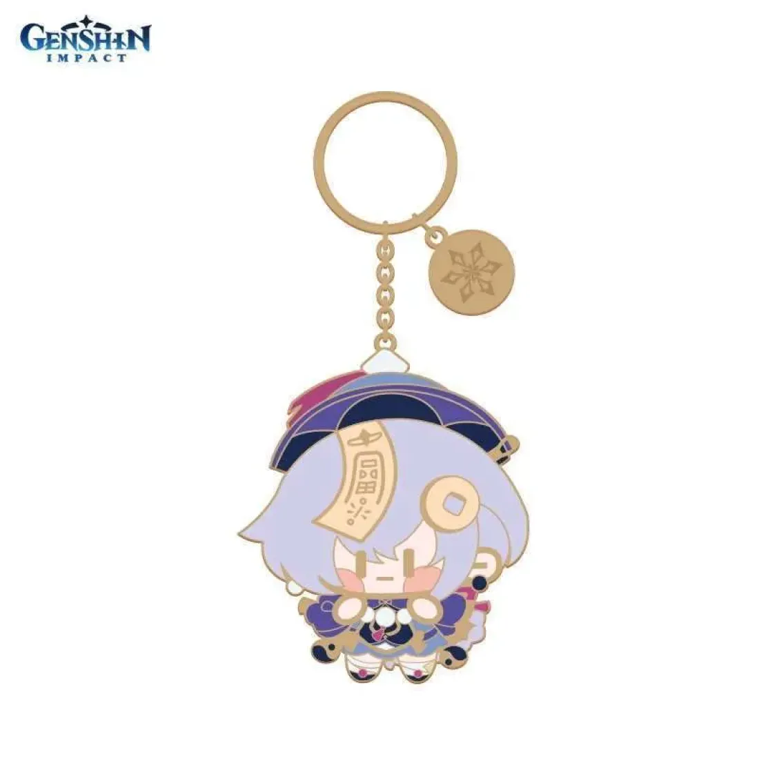 Брелок металлический Chibi Character Metal Keychain Qiqi 6974096530397