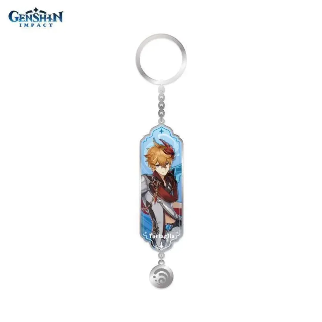 Брелок металлический Character Banner Art Metal & Resin Keychain Farewell of Snezhnaya Tartaglia 697