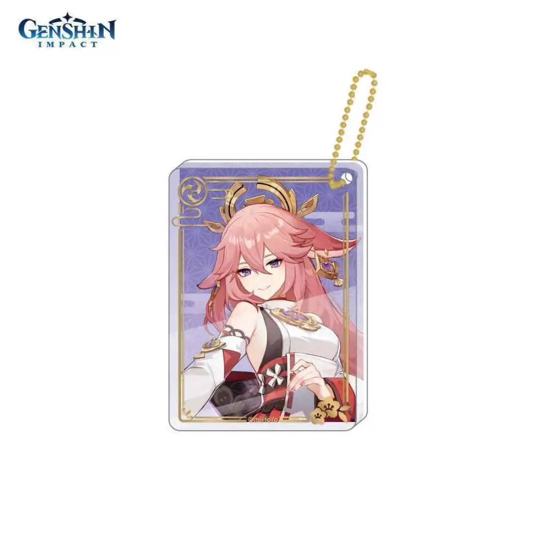 Брелок акриловый  Yae Miko 6975628241781