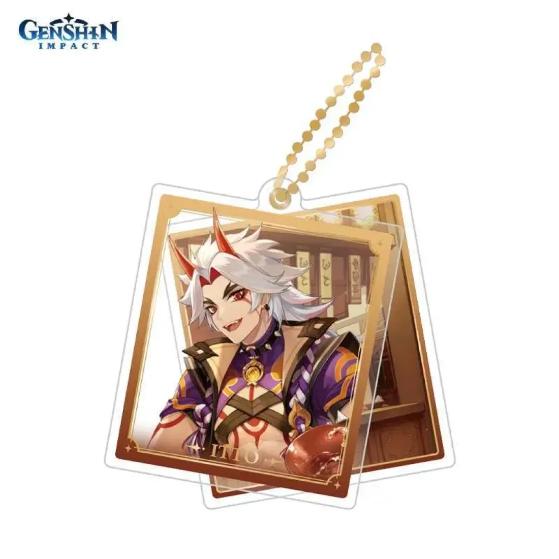 Брелок акриловый Геншин Импакт Arataki Ittou Итто