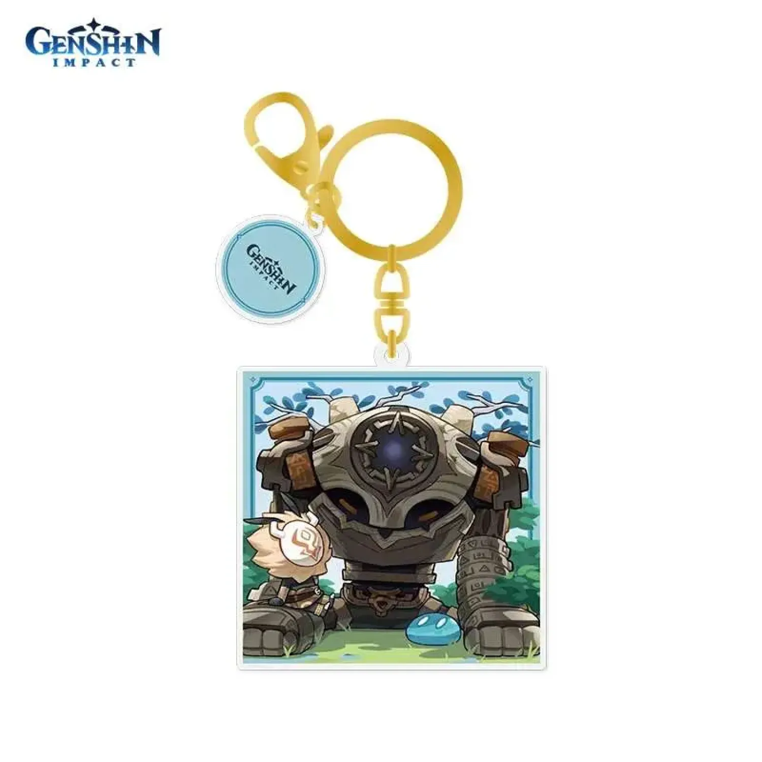 Брелок акриловый 2023 Fontaine Art Exhibit Chibi Expression Ruin Guard 6976068149637