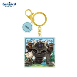 Брелок акриловый 2023 Fontaine Art Exhibit Chibi Expression Ruin Guard 6976068149637