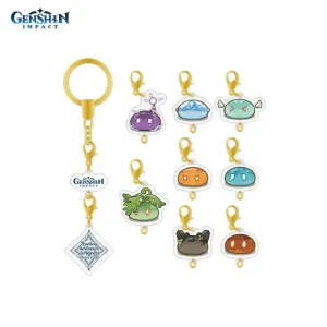 Набор брелков 2023 Fontaine Art Exhibit Chibi Expression Ruin Guard 6976068149644