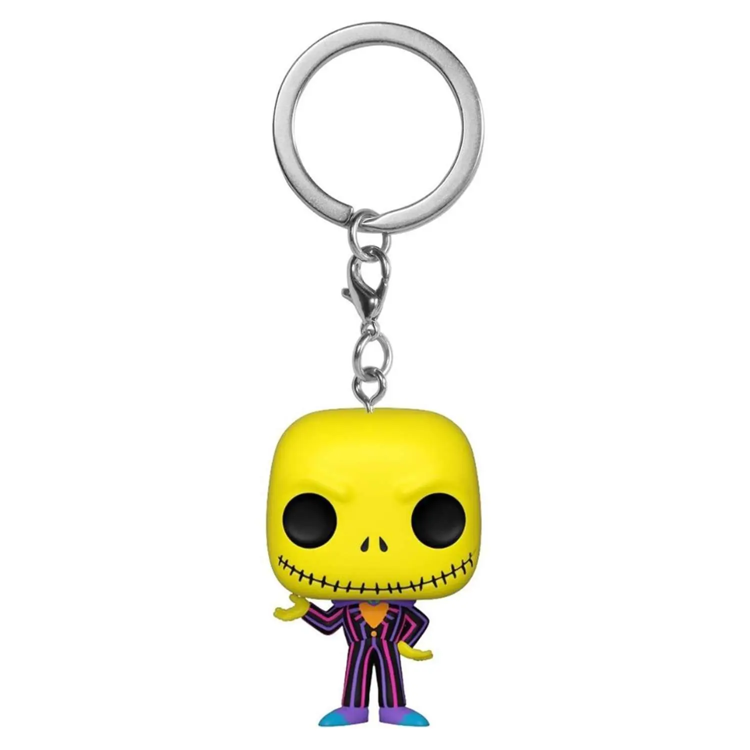 Брелок Funko Pocket POP! Disney TNBC Jack Skellington BLKLT
