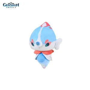 Брелок плюшевый Genshin Impact Bubble Seahorse Blue and Pink 6976525004868