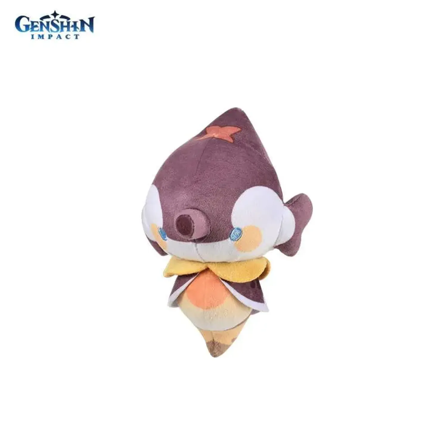 Брелок плюшевый Genshin Impact Bubble Seahorse Brown 6976525004875