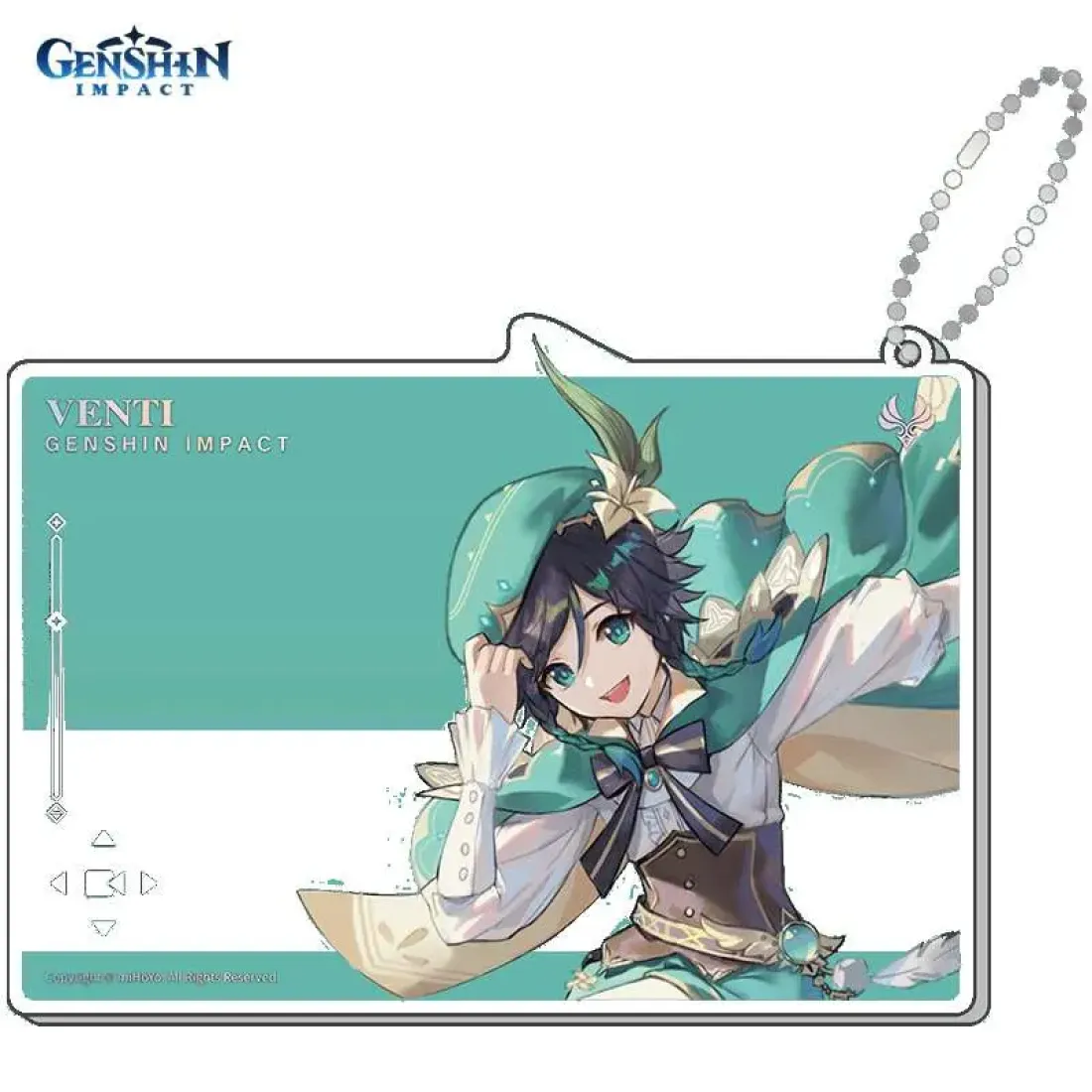 Брелок акриловый Genshin Impact Venti 6942421104070