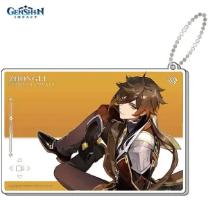 Брелок акриловый Genshin Impact Zhongli 6942421104117