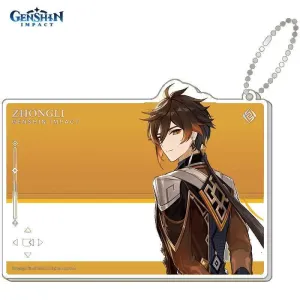 Брелок акриловый Genshin Impact Zhongli 6942421104155