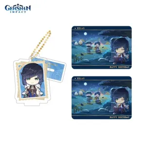 Набор подарочный (брелок, карточки) Genshin Impact Liyue Yelan 6942421106388