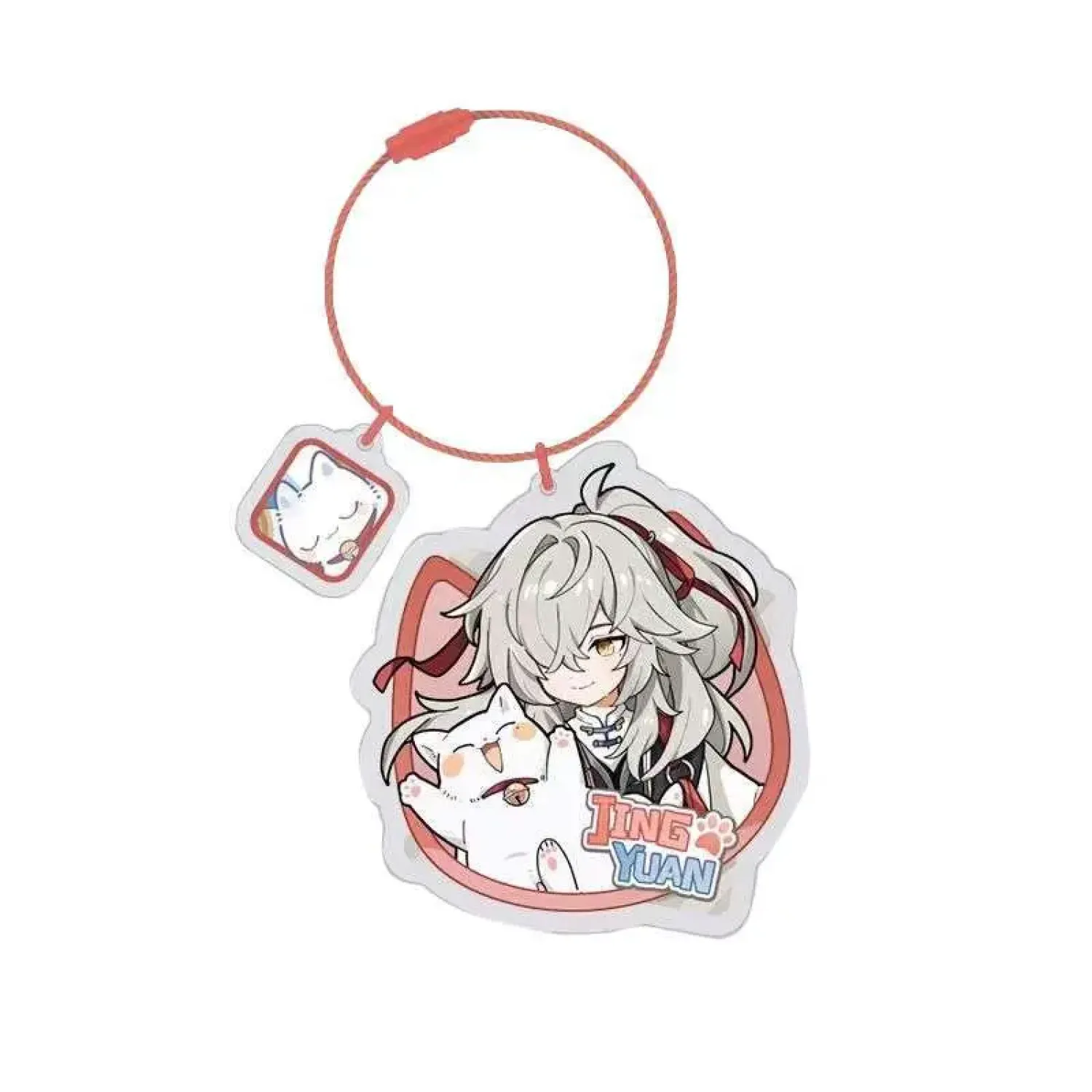 Брелок акриловый Tiny Cat Jing Yuan 6942421128946