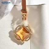 Брелок металлический Genshin Impact Liyue Rock Eye of God 6976068147541