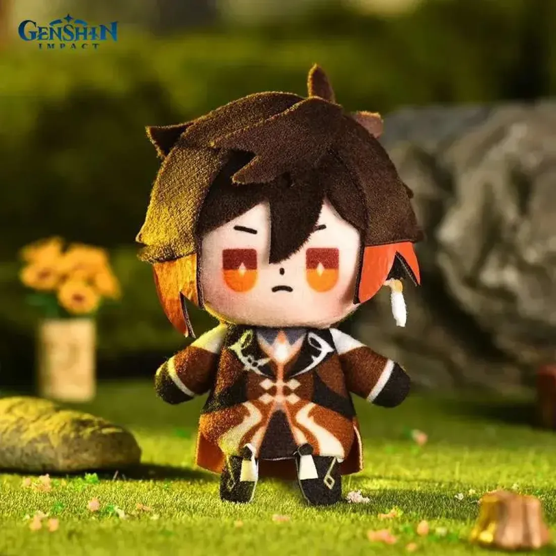 Брелок Genshin Impact Liyue Чжун Ли Zhongli 6976068147497