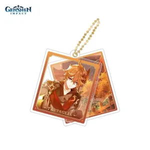 Брелок акриловый Genshin Impact Character Acrylic Strap Tartaglia 6974696614824