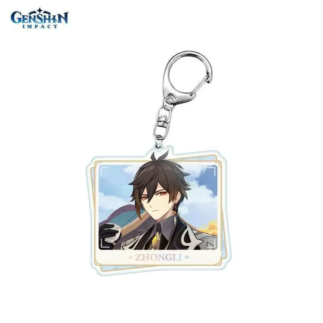 Брелок акриловый Genshin Impact Жонгли Zhongli 6942421113997
